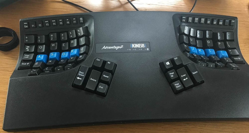 A unique keyboard for programming