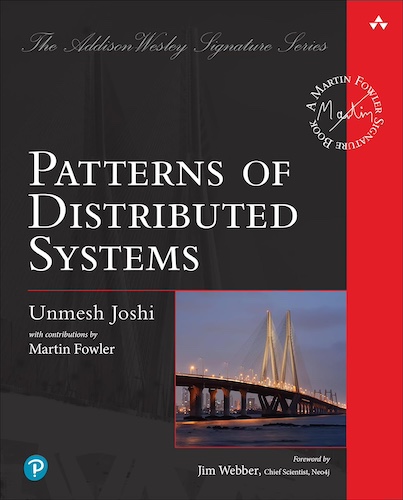 Patterns of Distributed Systems is published by Pearson